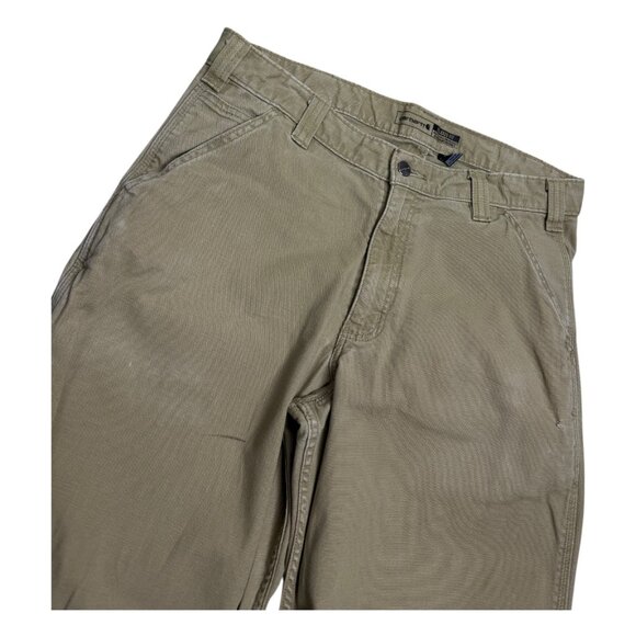 CARHARTT Rugged Flex Canvas Work Designer Casual Pants Mens 34x30 - Picture 5 of 6